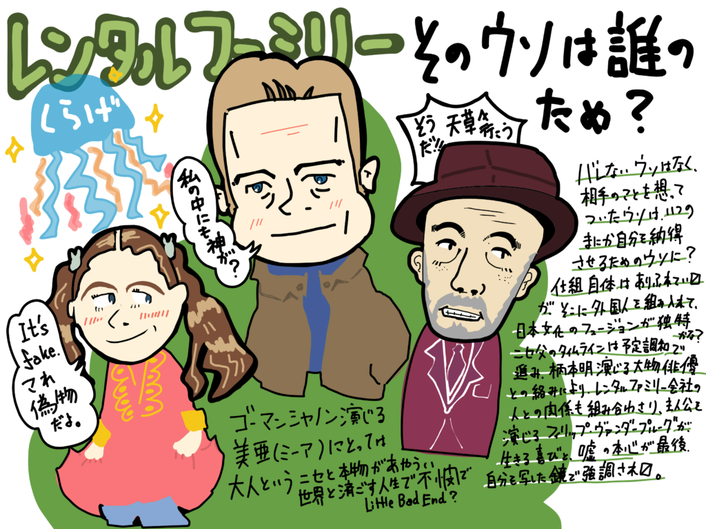 映画 レンタルファミリー 感想（そこそこネタバレ）